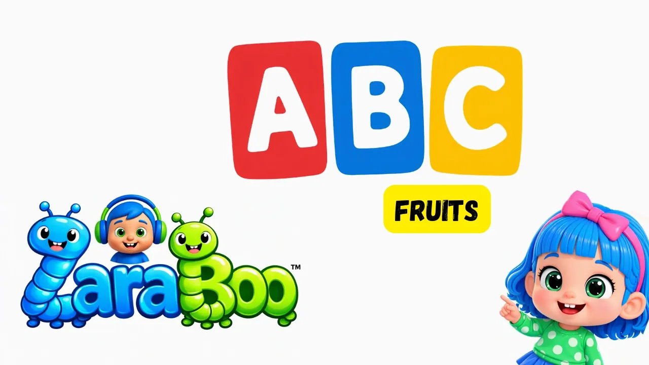 ABC Fruits for Kids – Learn Fruit Names A to Z